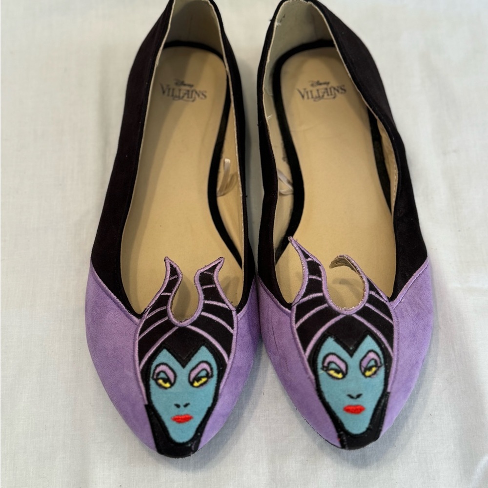 Maleficent flats, official Disney Villains collection with Torrid size 11w